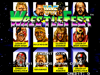 WWF WrestleFest (US bootleg) Title Screen